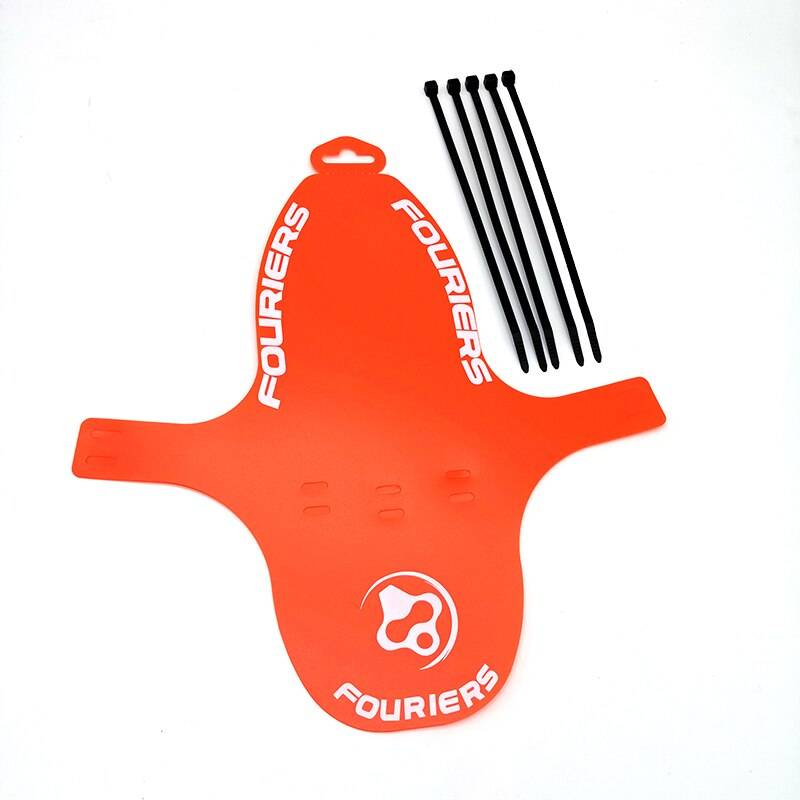 Fouriers ac -mg001 cykel framskärm mountainbike stänkskydd plast lera delar - Framskärm orange