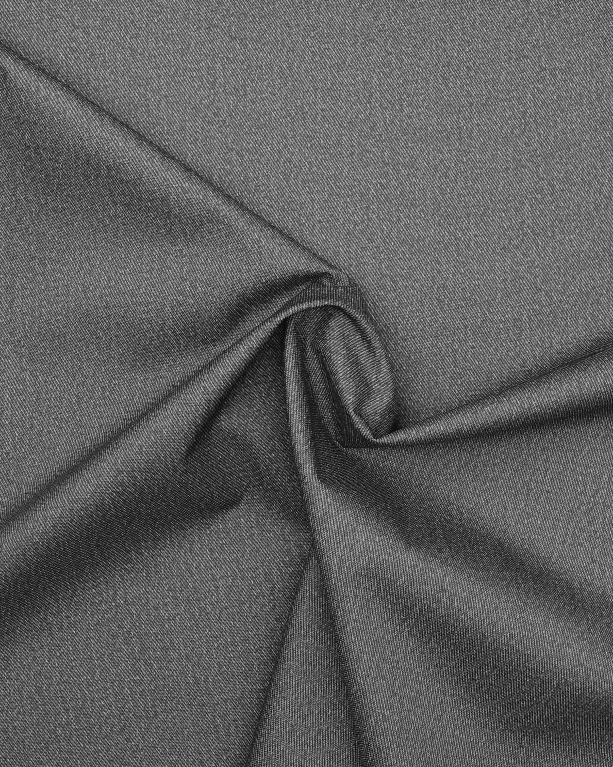 Meleret brun der ser twillvævet ud - Udendørsstof - 100% Polyester