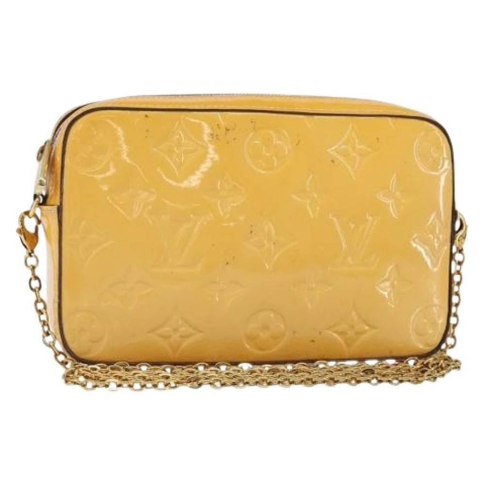 Louis Vuitton Vintage Pre-owned Cross Body Bag - Vintage - Dame - Gul - ONE SIZE - Læder