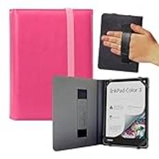 Fodral till EBOOK Pocketbook InkPad Color 3- ereader - kompatibelt e-fodral (rosa)