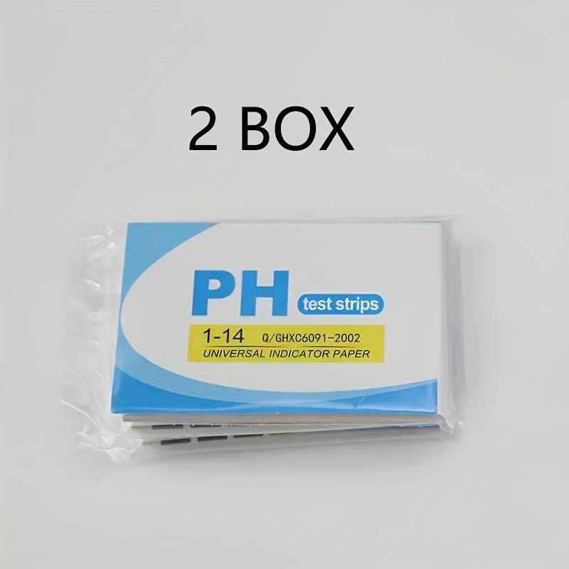 2 Boxes Of 160 Multi-scene Ph Test Strips, Used Test Strips For Family Swimming Pools, Acid-base Test Strips