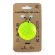 Mjuk rund hängande reflex - Gul