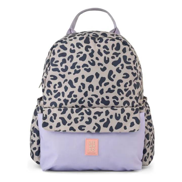 Sac à Dos Lennon Léopard Fibres Recyclées | Beige