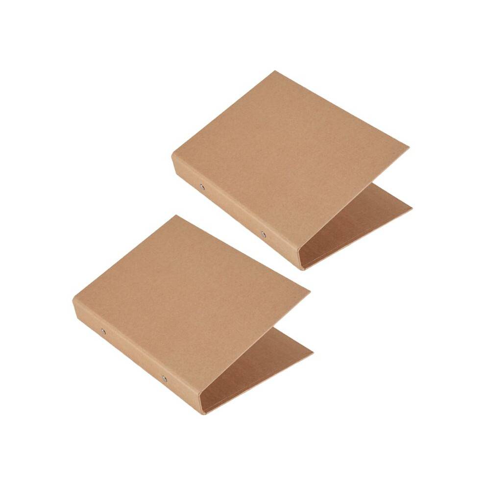 2Pcs A5 Refillable Ring Binder,A5 Paper Binder Tray with 2 Rings To Add Loose Sheets,A5 Paper Folders