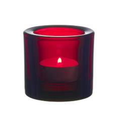 Iittala Kivi ljuslykta 60 mm tranbär (röd) - Röd
