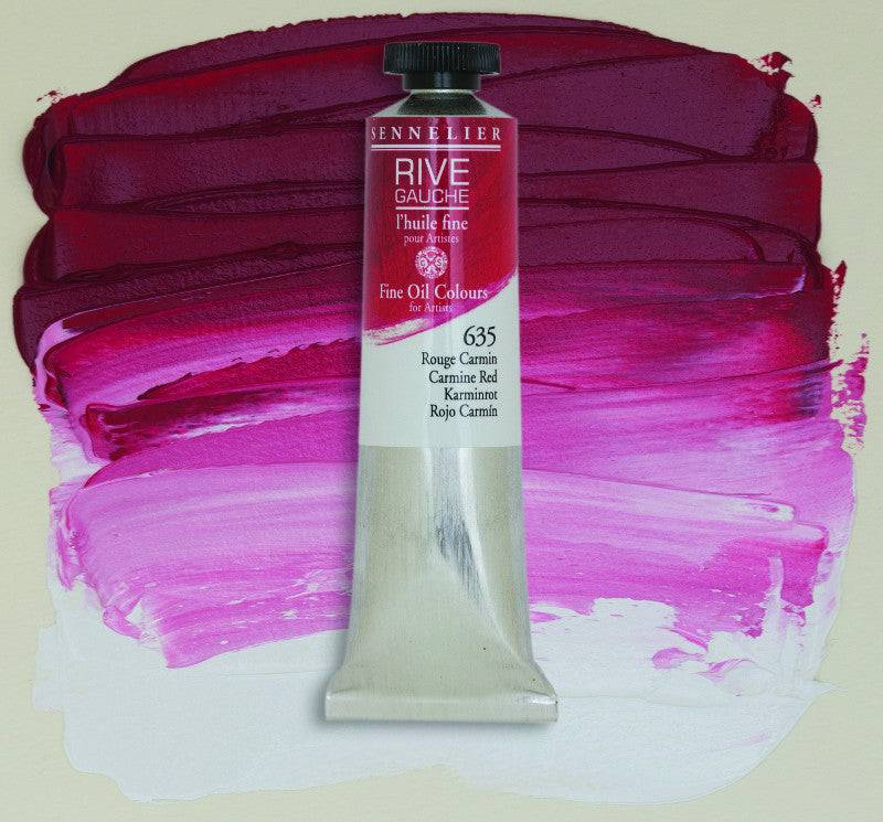 Sennelier Rive Gauche Oljefärg 40 ml Carmine Red 635 (3F)