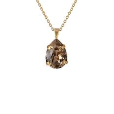 CS Mini Drop Necklace Greige