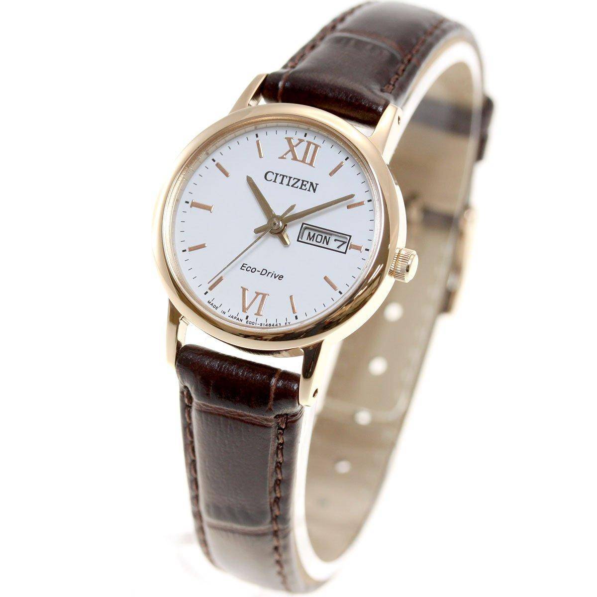 Citizen Collection Brown Watch Eco-Drive EW3252-07A Women's