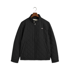 Quilted Windcheater - Black