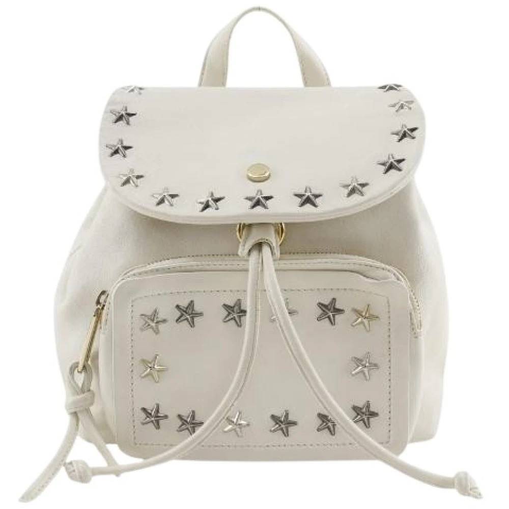 Jimmy Choo Pre-owned Pre-owned Skye Calf Backpack - Vintage - Dame - Beige - ONE SIZE - Uld