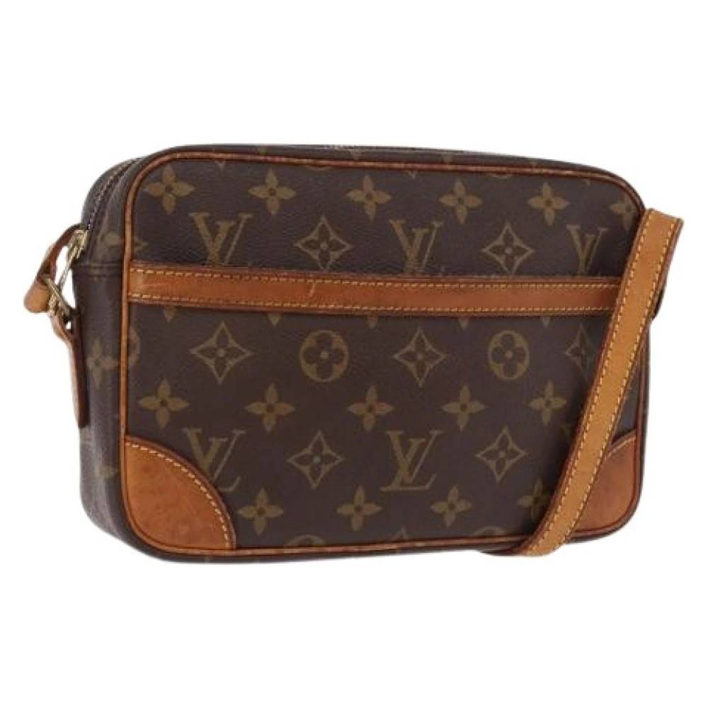 Louis Vuitton Vintage Pre-owned Monogram Canvas Skuldertaske - Vintage - Dame - Brun - ONE SIZE - Uld