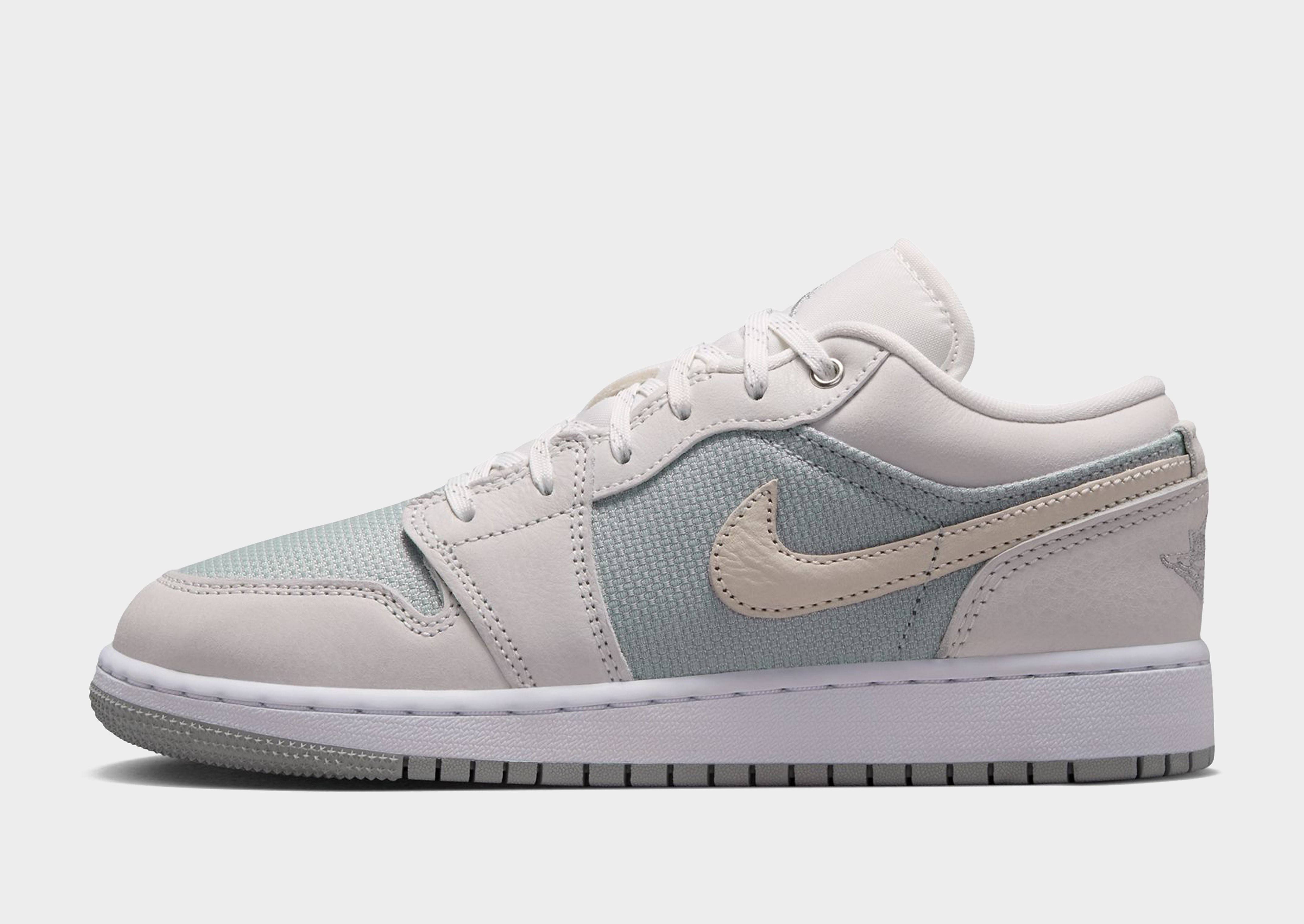 Jordan Air 1 Low Junior, Hvid