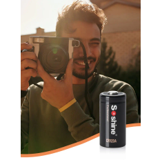 Soshine 3V CR123A 1600mAh Battery 3 Volt Lithium Batteries Non-Rechargeable Battery for Digital