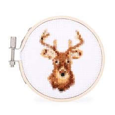 Broderikit Mini Korsstygn Rådjur Kikkerland