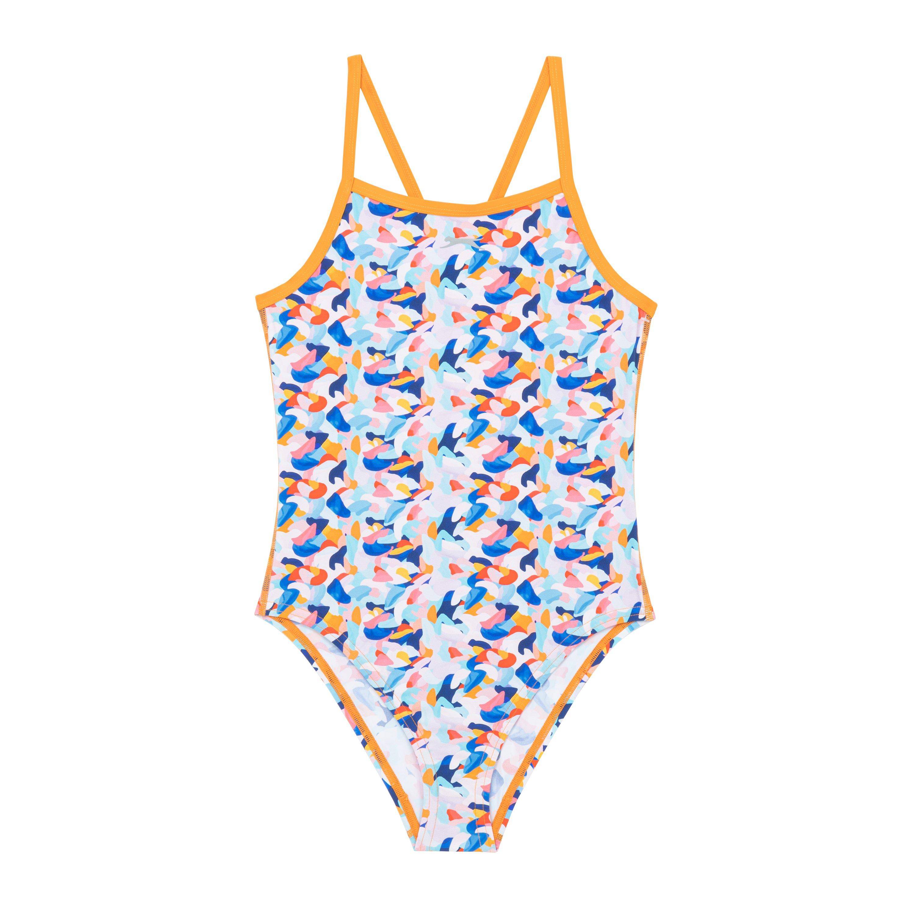 Slazenger Kids' Thin Strap One Piece Swimsuit