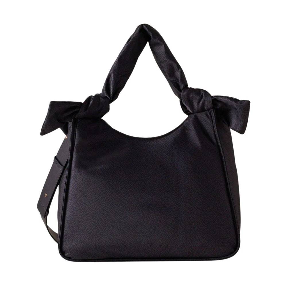 Borbonese Lover Large Håndtaske - Tasker - Dame - Sort - ONE SIZE - Uld