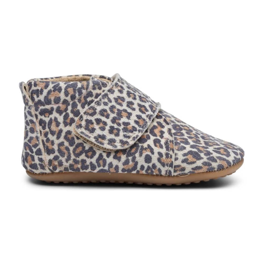 Pom Pom Pom Pom - Futsko - 1001 - Leopard - - Kids - Dame - Flerfarvet - 20 EU - Pom Pom - Futsko - 1001 - Leopard