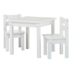 Hoppekids Stol Bord MADS, White