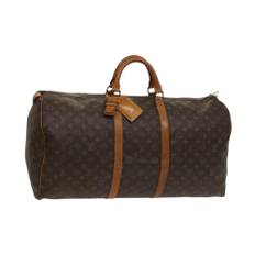Louis Vuitton Vintage, Vintage , Dame, Brun, ONE SIZE, Brugt Keepall Bandouliere Duffle taske