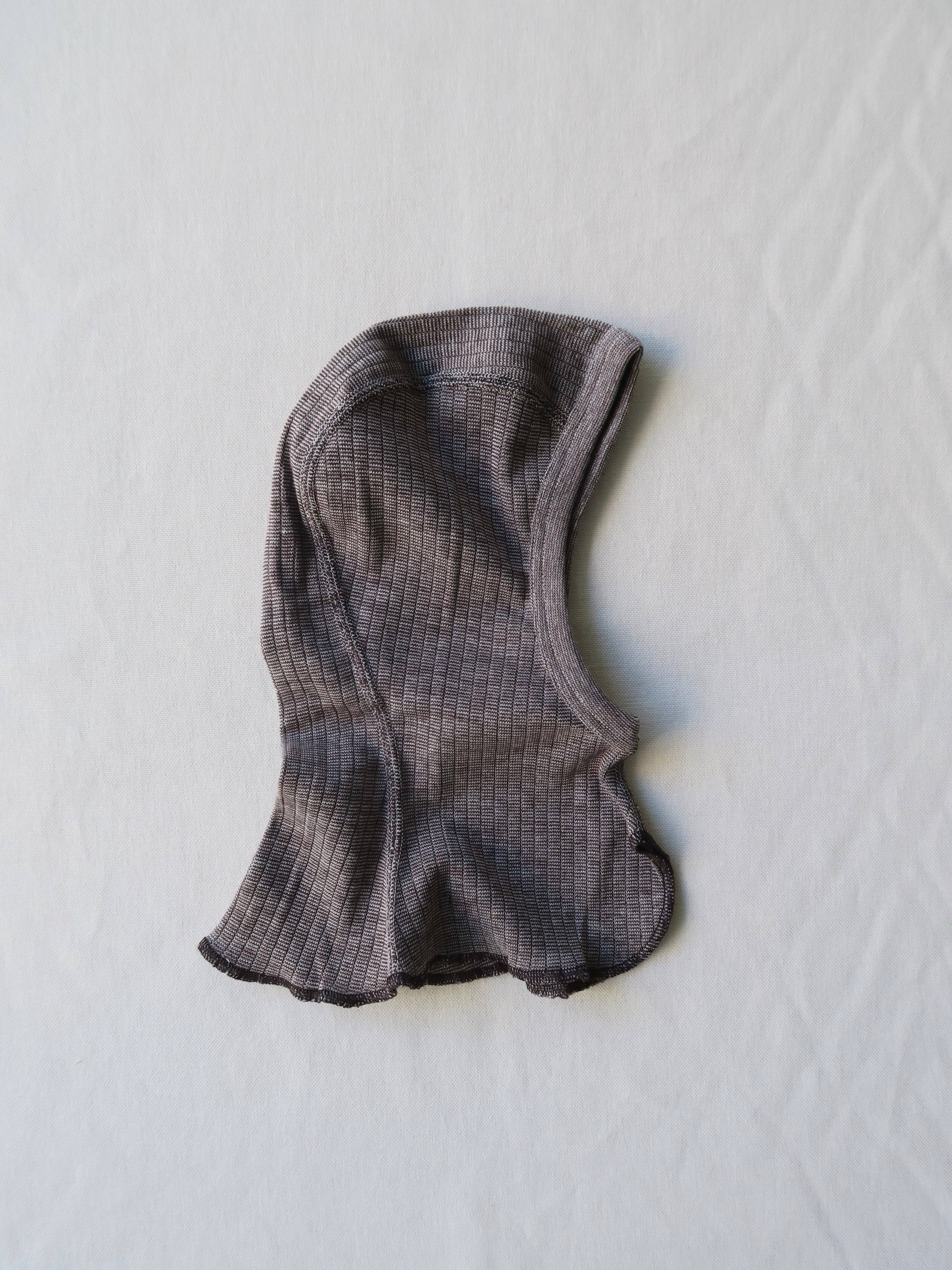 Cosilana - Bomuld/uld/silke balaclava - Brun - 50/56