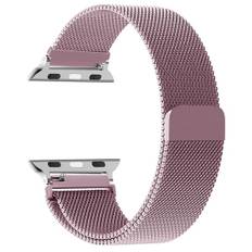 Milanese loop-rem för Apple Watch-band 44mm 40mm 45mm 49mm 41mm 38mm 42mm 44mm Armband iwatch Serie 9 3 6 5 SE 7 8 Ultra-roséguld pink gold 38mm/40mm/41mm