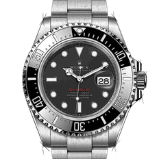 Rolex Sea-Dweller Single Red -  Black