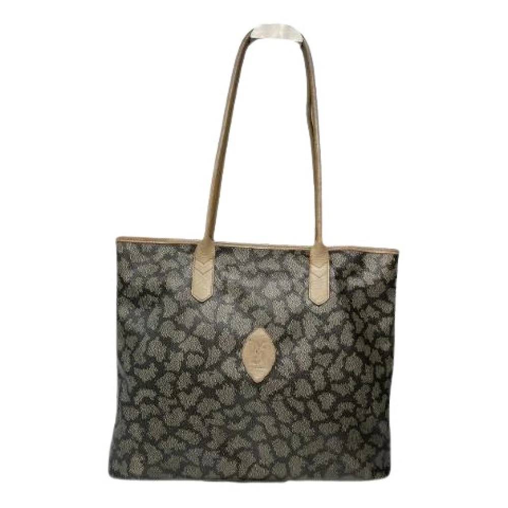 Yves Saint Laurent Vintage Pre-owned Læder Skuldertaske - Vintage - Dame - Sort - ONE SIZE - Uld