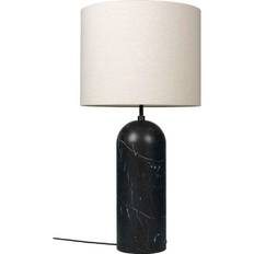GUBI - Gravity XL Low Gulvlampe Black Marble/Canvas