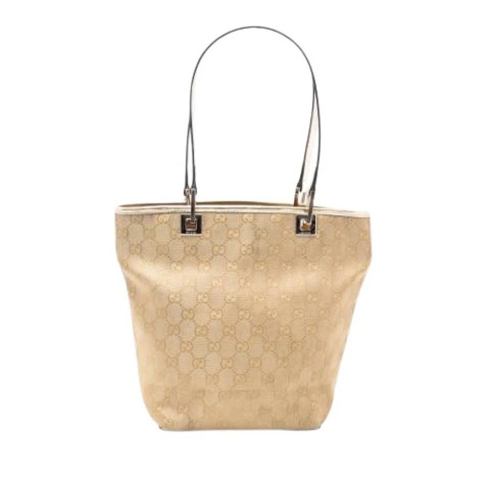 Gucci Vintage - Pre-owned Canvas Tote Bag Vintage - Dam - ONE Size - Läder