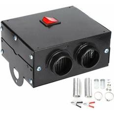 Bilvarmer, bilvarmer defroster, bærbar anti-tåge ventilator, 500W (12V) hurtig opvarmning