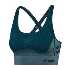 Hummel - Clea Seamless sports bh - Dame  - XS  - Blå