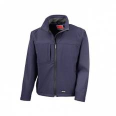 Result Mens Classic Softshell Breathable Jacket - L / Navy Blue