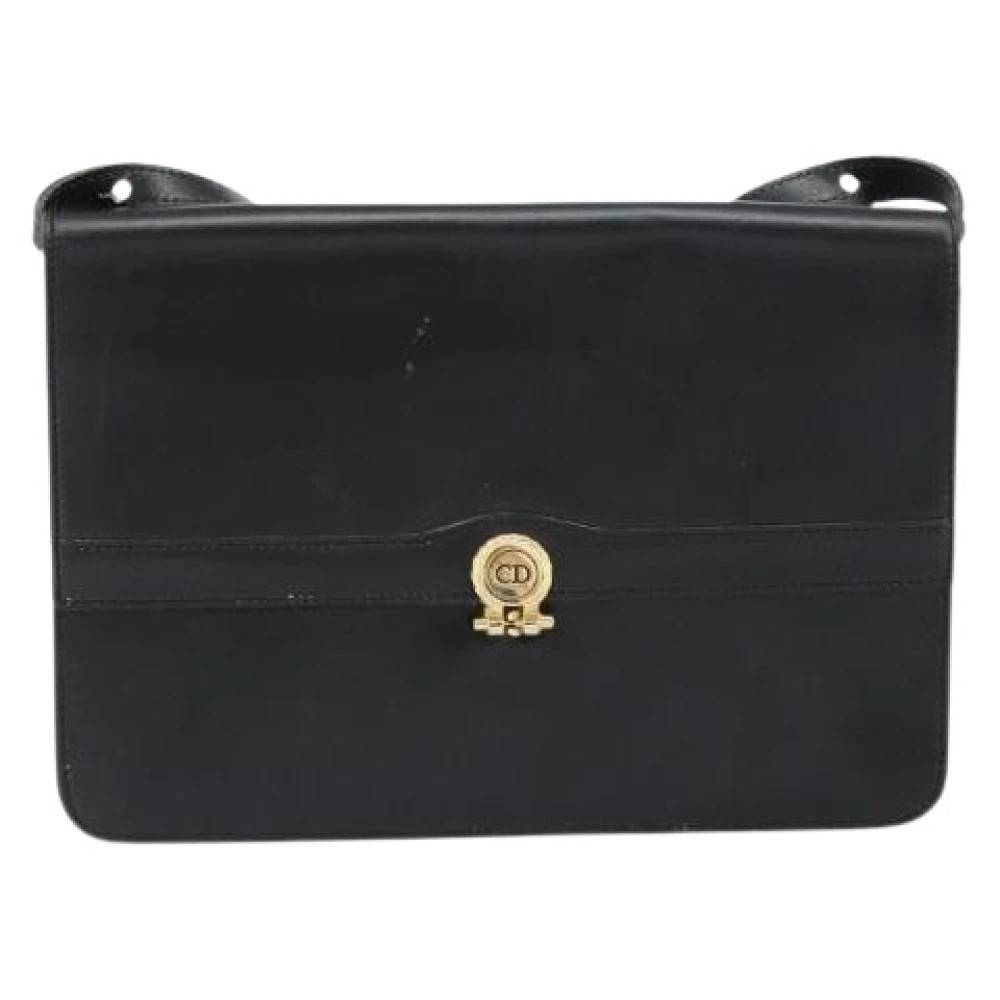Dior Vintage Pre-owned Vintage skuldertaske - Vintage - Dame - Sort - ONE SIZE - Uld