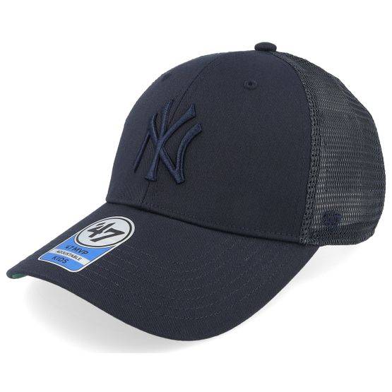 47 Brand - MLB Blå trucker Keps - Kids New York Yankees Branson Mvp Navy Trucker @ Hatstore