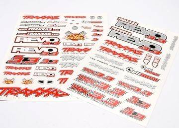 Traxxas 5313X Decal shetts Revo 3.3 (Revo Logos and Graphics)