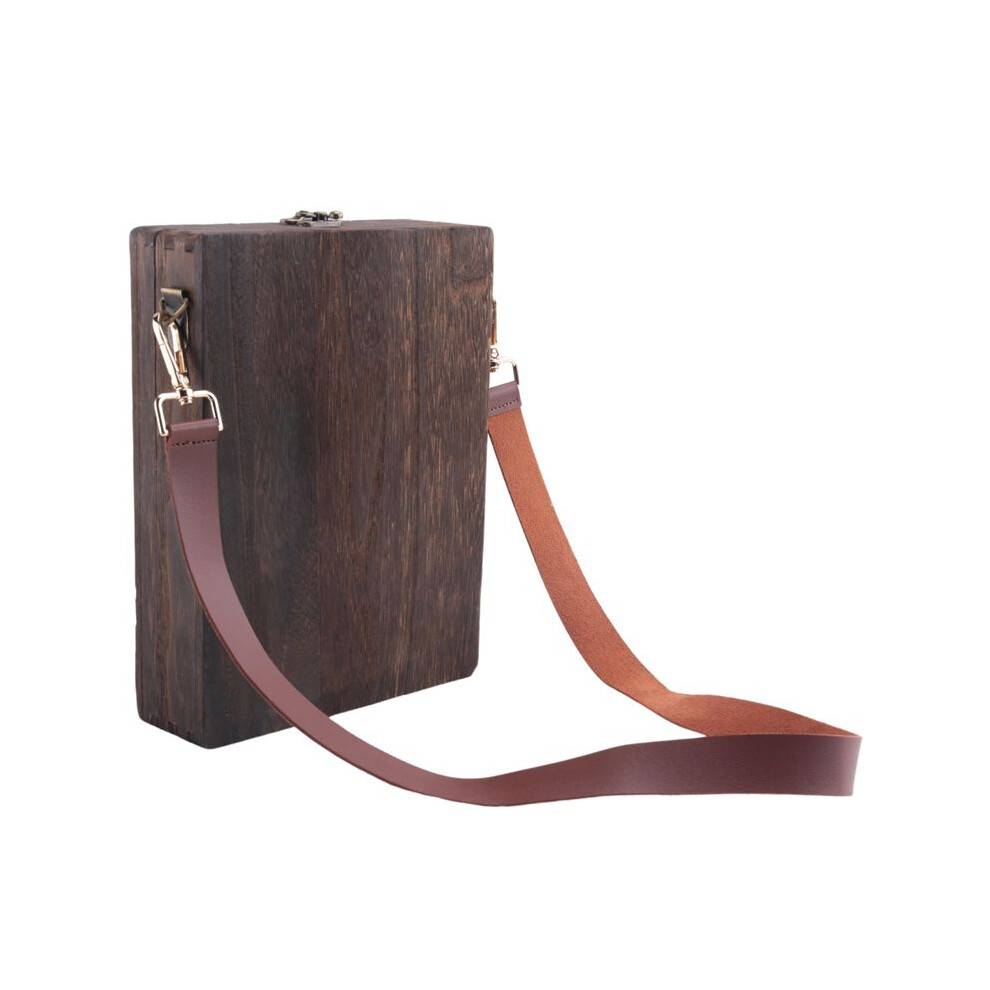 Writers Messenger Wood Box A5 Wooden Retro Trend Shoulder Bag Outdoor Briefcase Art Supplies Box Home Decor Art Handbags
