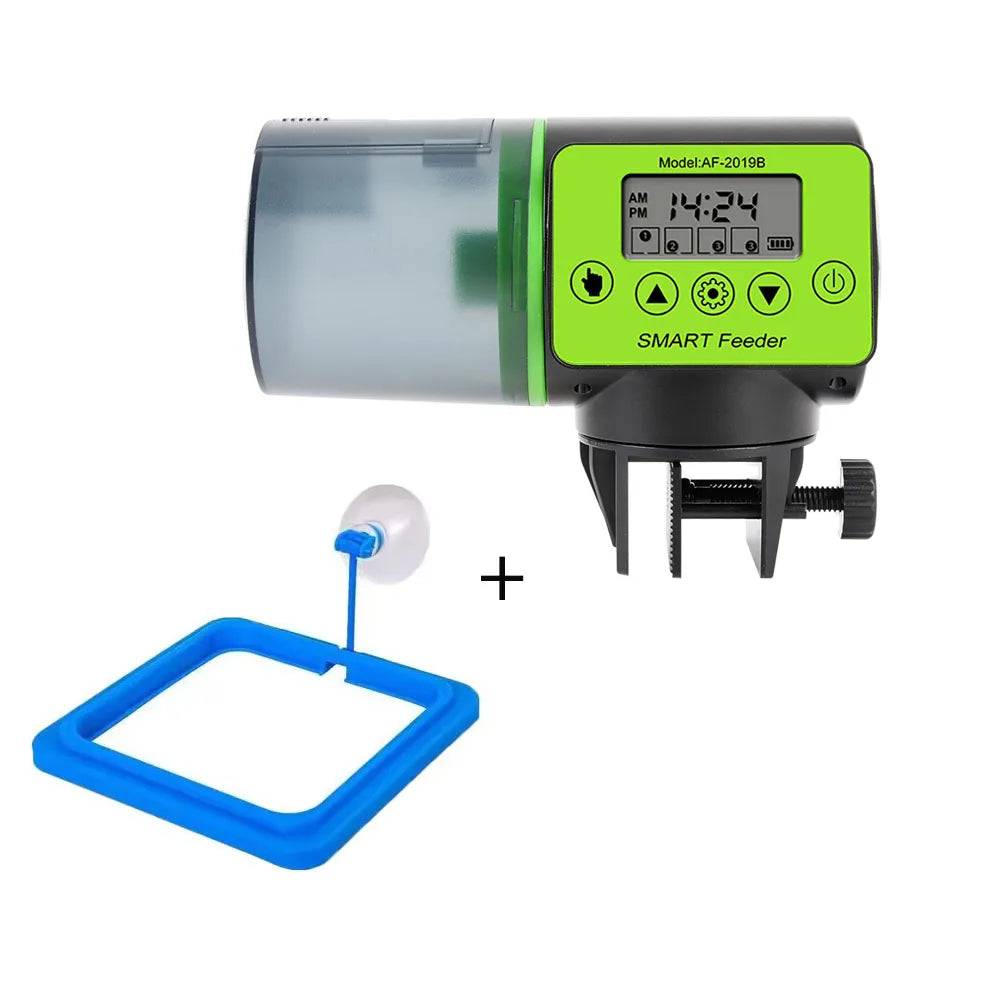 Large Capacity Intelligent Timed Automatic Fish Tank Feeder - Fish feeder-A / L (L)