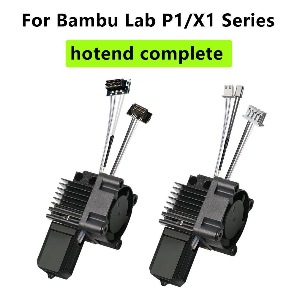 För Bambu Lab X1 X1C P1P P1S Hotend Med Fläkt V2.0 Skrivhuvud Komplett Hotend Uppgradering Varm Ände P1s Tillbehör 3D-utskriftsdelar