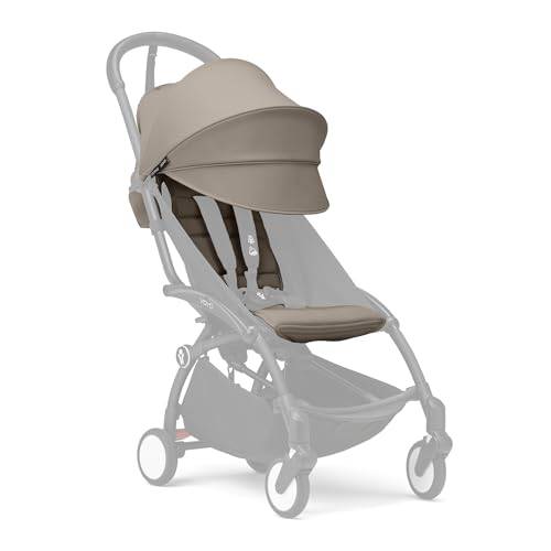 Stokke (Official) YOYO Stroller Accessories 6+ Color Pack (For ages 6 months to toddlers), Type B, Taupe (Stroller sold separately)