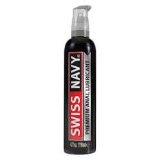 SWISS NAVY - Premium Silikonbaserad analt glidmedel - Långvarig silkeslen formula - Högkvalitativa ingredienser för fantastiska resultat - 118ml