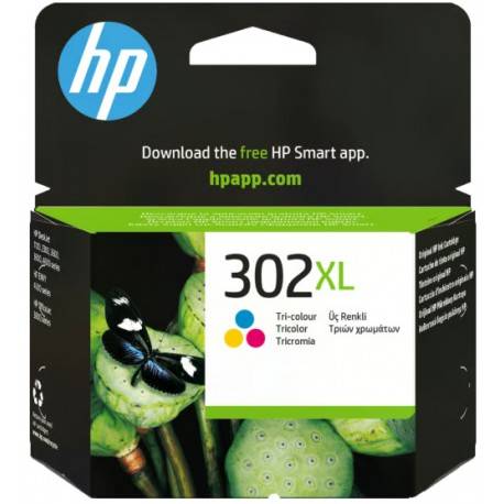 HP 302XL Original Farve Patron / F6U67AE Tri-Color
