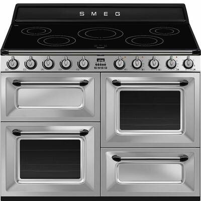 SMEG TR4110IX2  Induktionsspis 110x60 cm | Rostfritt stål