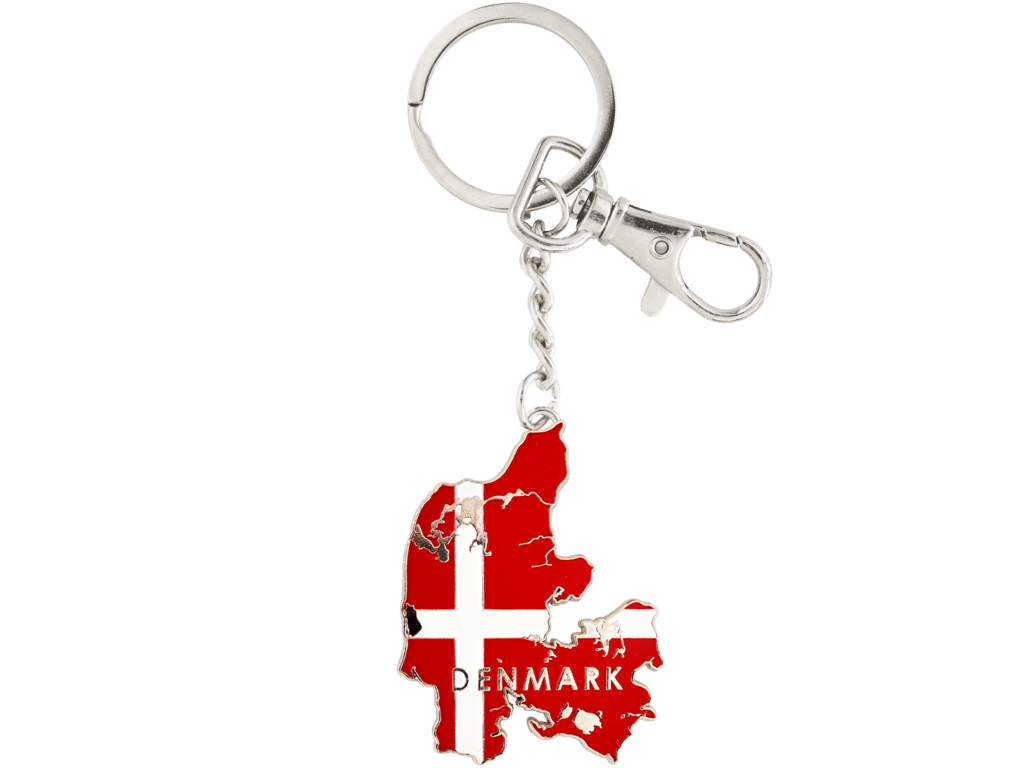 Nøglering Danmarkskort