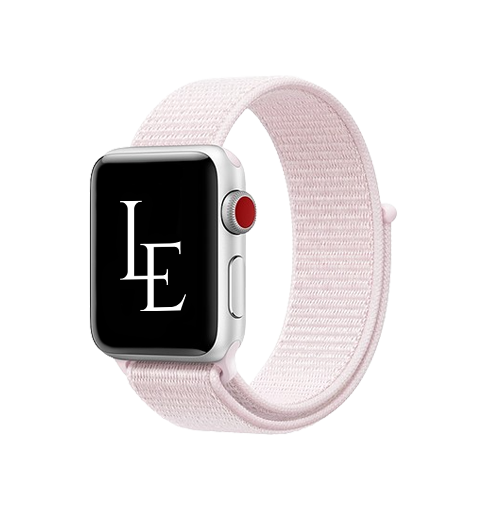 Apple Watch (38/40/SE/41/42mm) - L'Empiri™ Nylon Velcro Rem - Pink