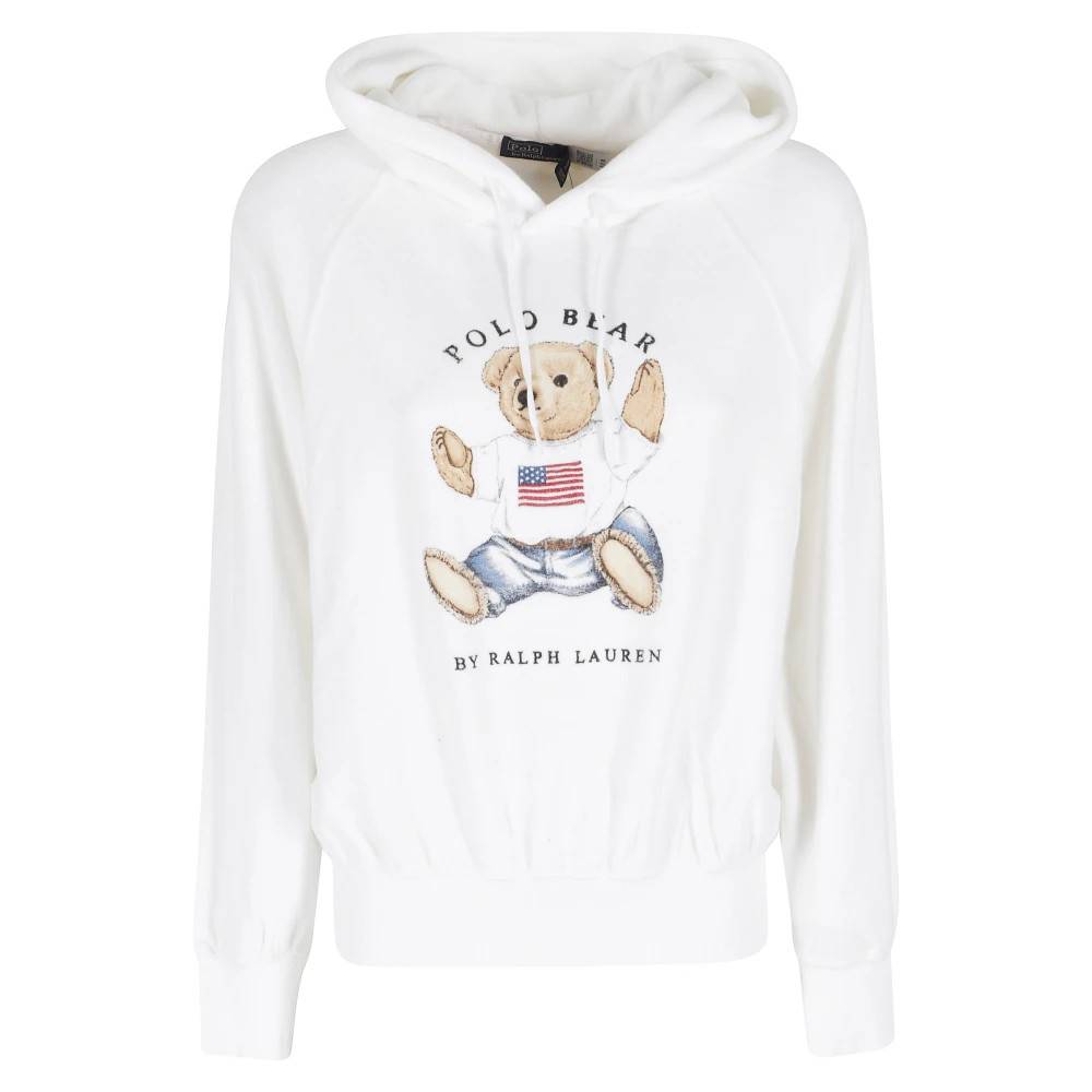 Polo Ralph Lauren, Sweatshirts & Hoodies , Dam, XS, Bomull, Bear Hoodie