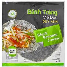 Duy Anh Foods Rice Crackers, Sort Sesam 400 g