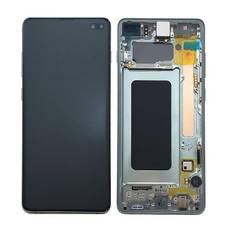 Samsung Galaxy S10 Plus Skärm med LCD Display - Grön