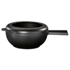 Spring Caquelon SAAS-FEE Gusseisen Fondue Schwarz Matt 20 cm