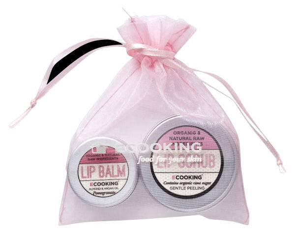 Ecooking lip sampak - lip scrub + lip balm