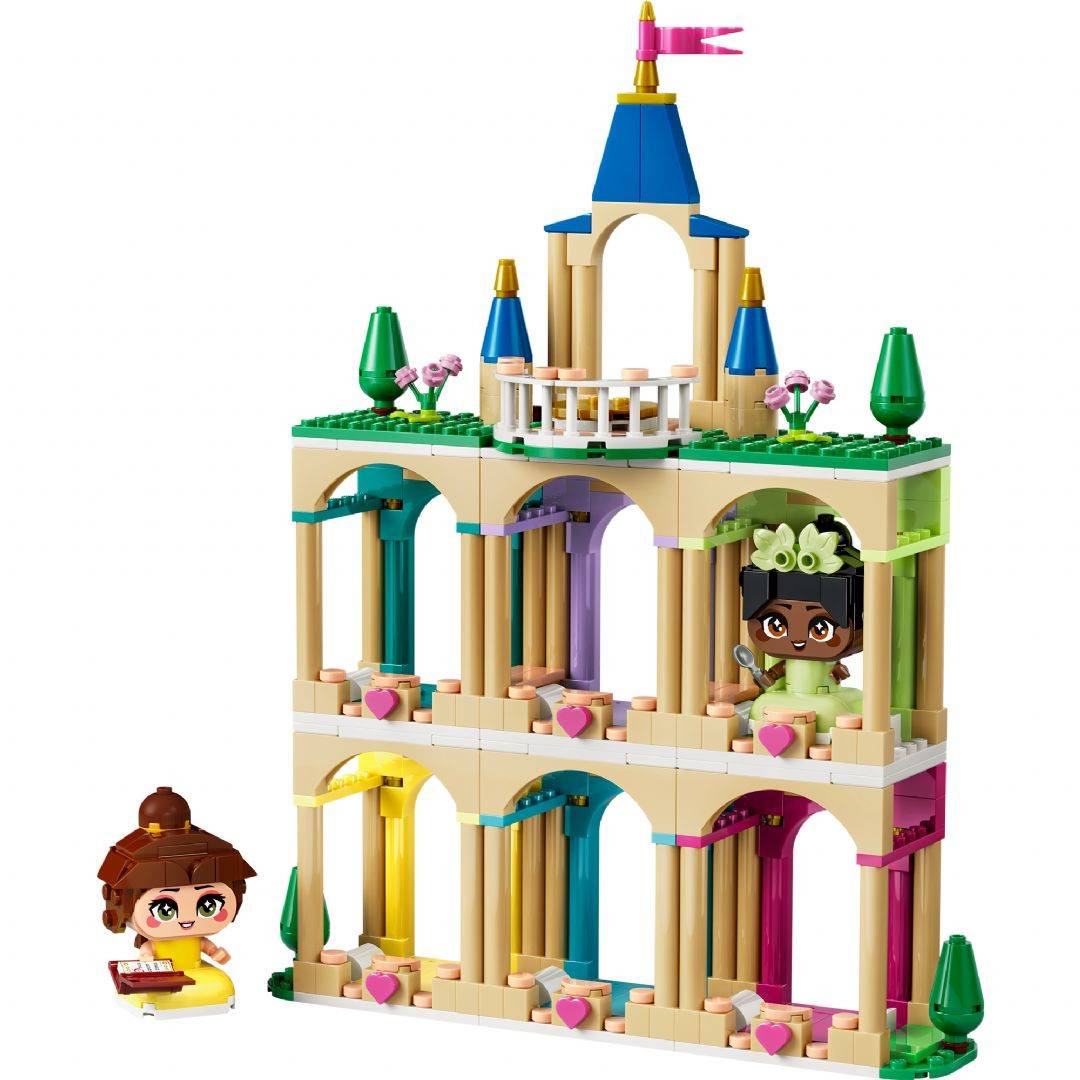 Minimodeller af Belle og Tiana med slot LEGO byggeklodser Disney 43291